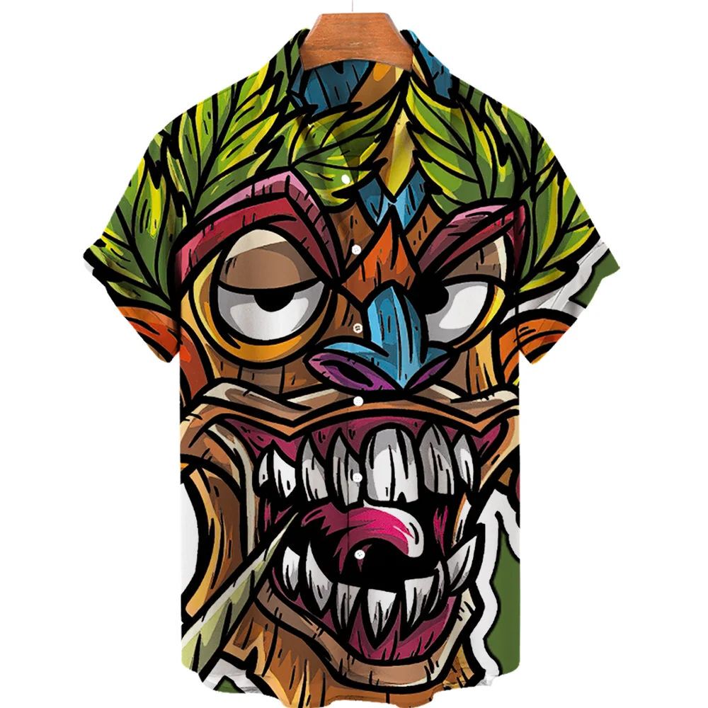 قميص شاطئ رجالي 2023 بأكمام قص - مراجعة Streetwear Brand Label وسعره