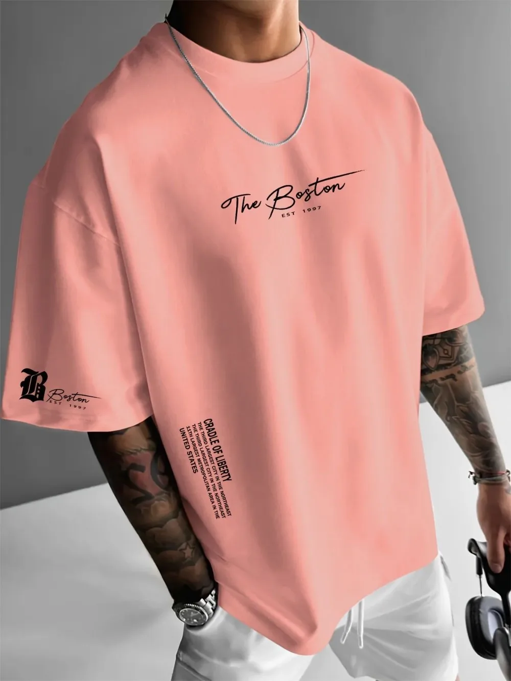 أحدث تي شيرت رجالي فاخر مطبوع  - مراجعة Streetwear Brand Tees وسعره