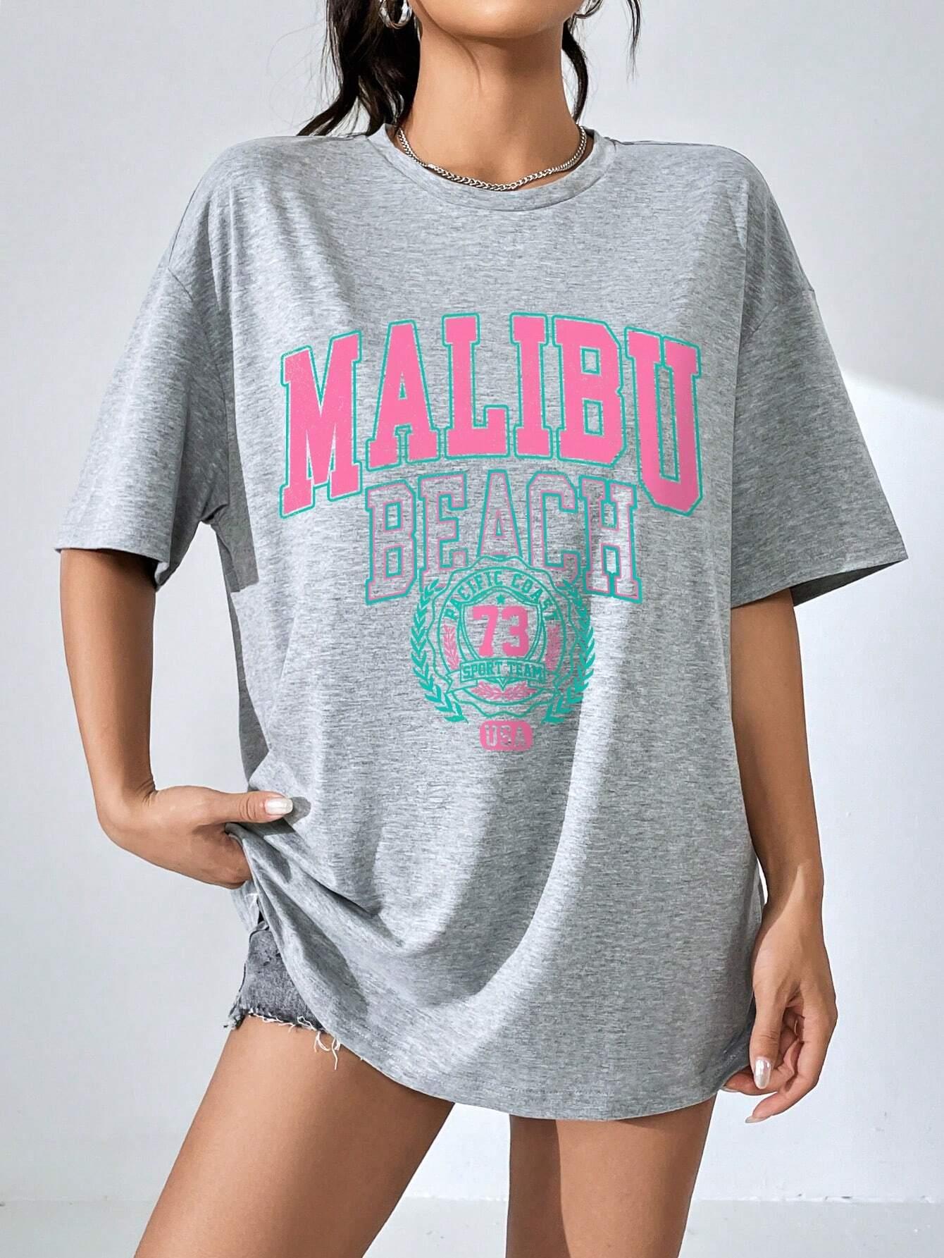 ماليبو شاطئ إلكتروني طباعة طبا - مراجعة Streetwear Brand Tees وسعره