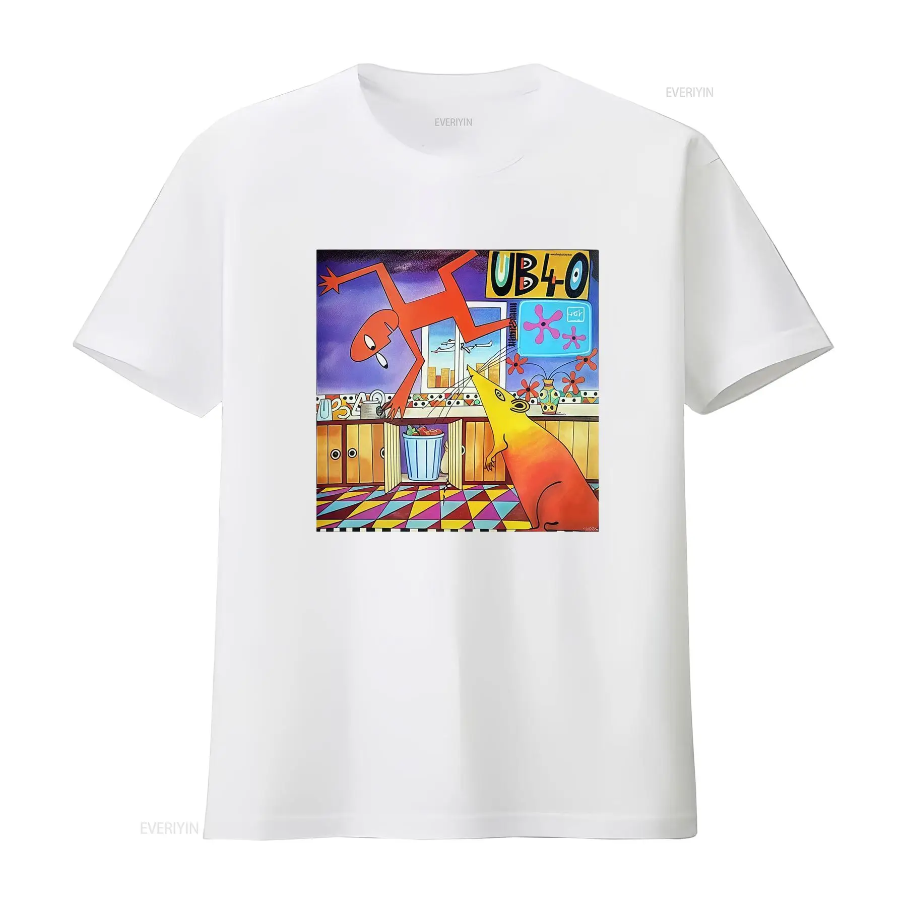 تي شيرت UB40 Rat In The Kitche - مراجعة Streetwear Brand Graphic Designer وسعره