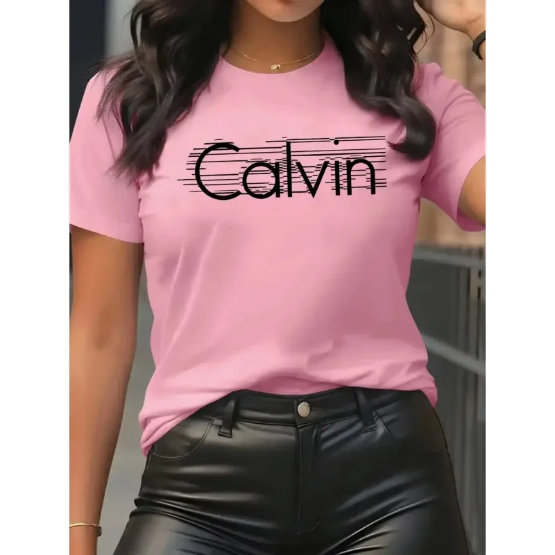 كالفين المرأة تي شيرت الترفيه  - مراجعة Streetwear Brand Tees وسعره