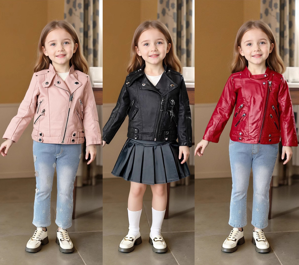 2-12Y الفتيات عيد الميلاد الور - مراجعة Streetwear Brand Red Logo وسعره